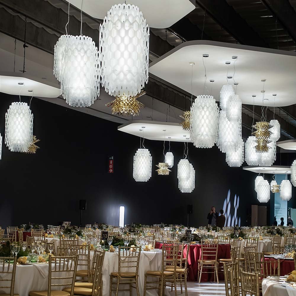 Chantal Pendant Light in restaurant.