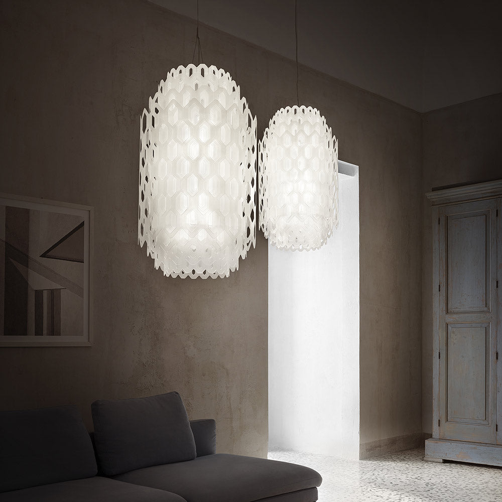 Chantal Pendant Light in living room.