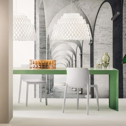 Charlotte Half Pendant Light in living room.