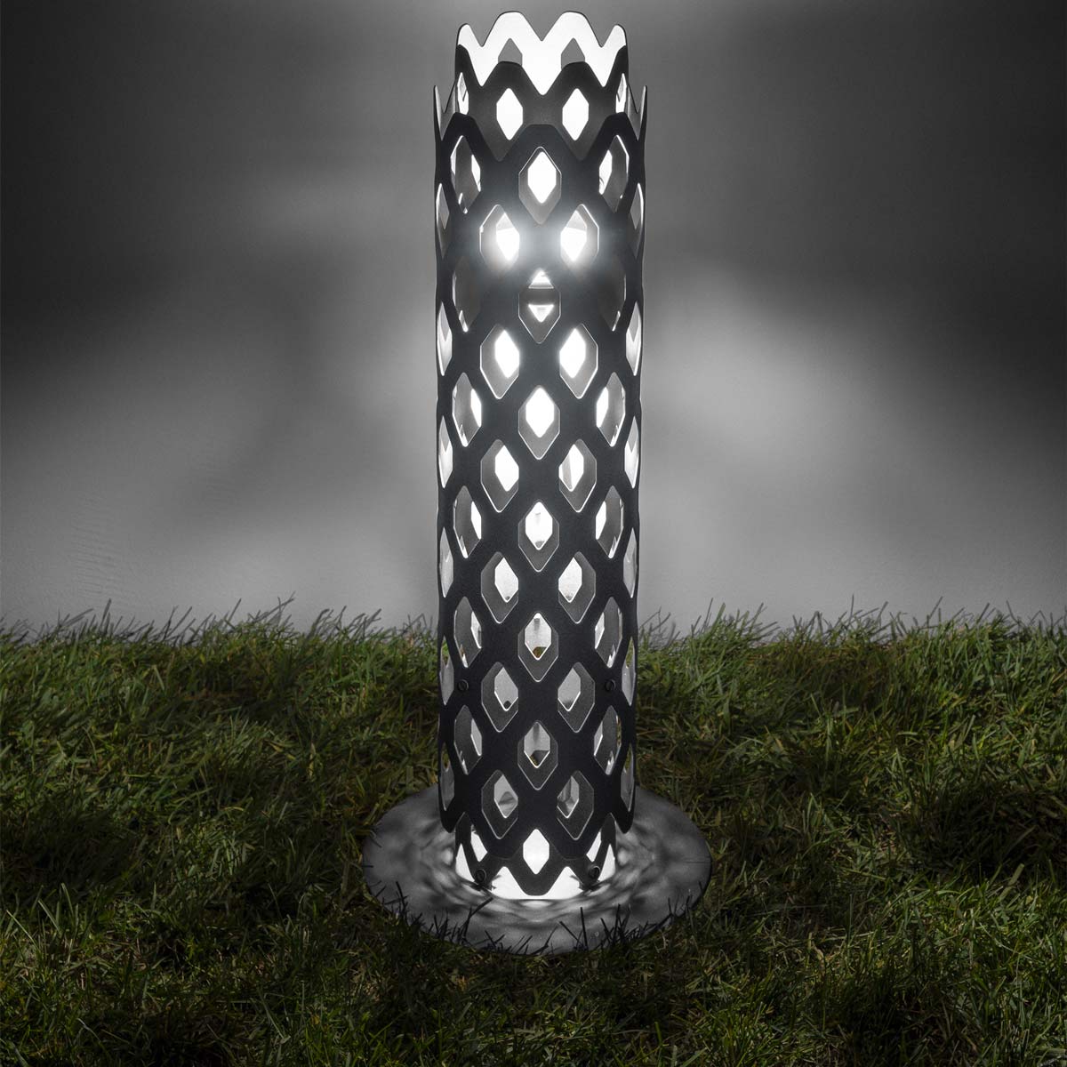 Charlotte Outdoor LED Path Light in Outsite Area.