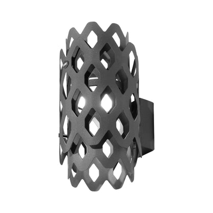 Charlotte Outdoor LED Wall Light in Anthracite.