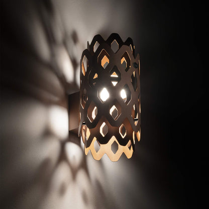 Charlotte Outdoor LED Wall Light in Detail.