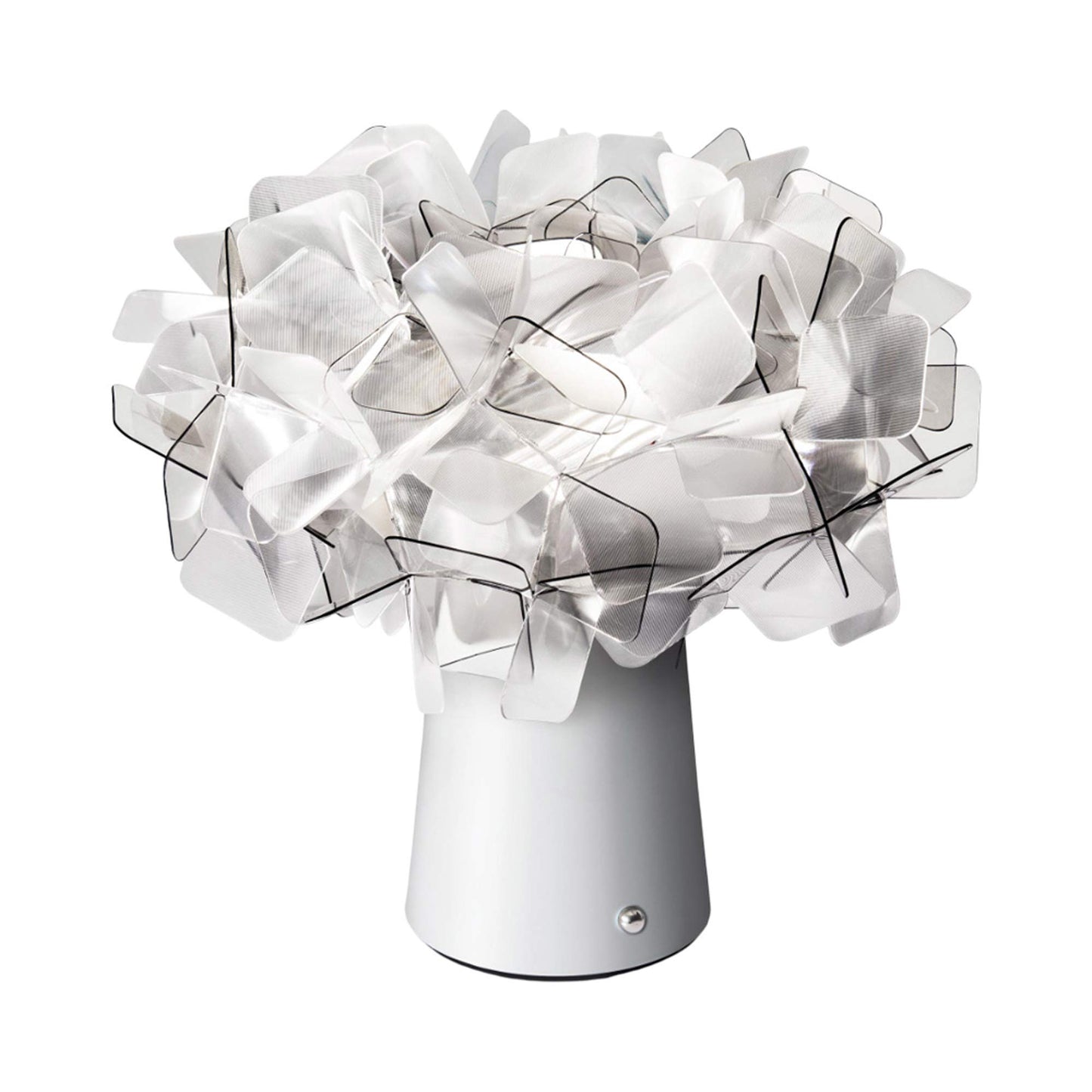 Clizia LED Battery Table Lamp in Fume.