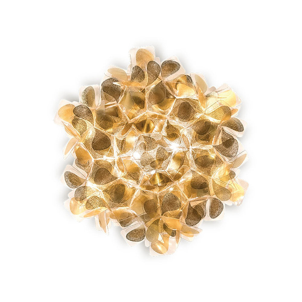 Clizia Mama Non Mama LED Flush Mount Ceiling Light in Gold (Small).