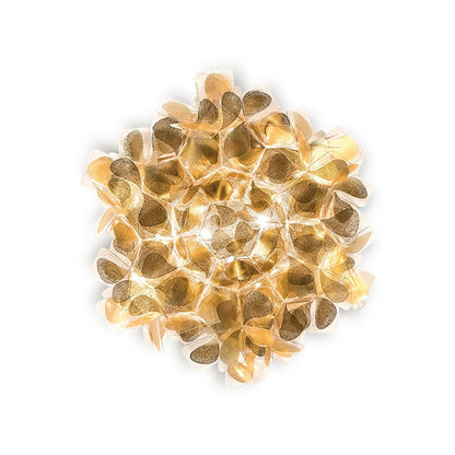 Clizia Mama Non Mama LED Flush Mount Ceiling Light in Gold (Small).