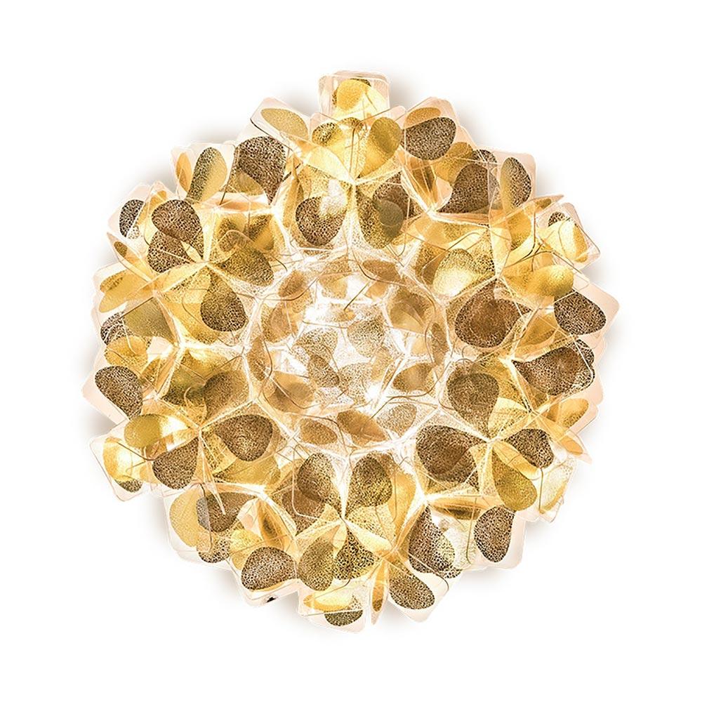 Clizia Mama Non Mama LED Flush Mount Ceiling Light in Gold (Medium).