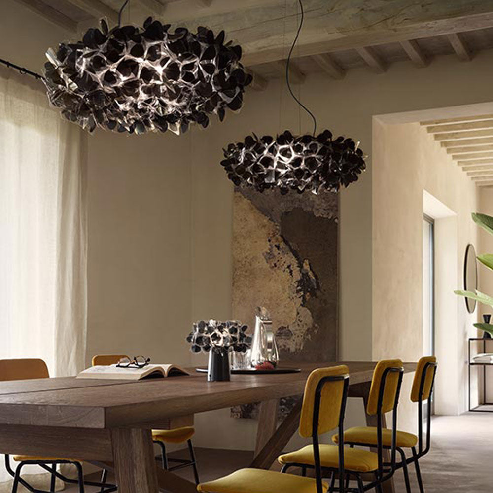 Clizia Mama Non Mama LED Pendant Light in dining room.