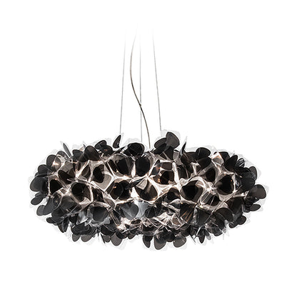 Clizia Mama Non Mama LED Pendant Light in Black - Transparent Cable (Large).