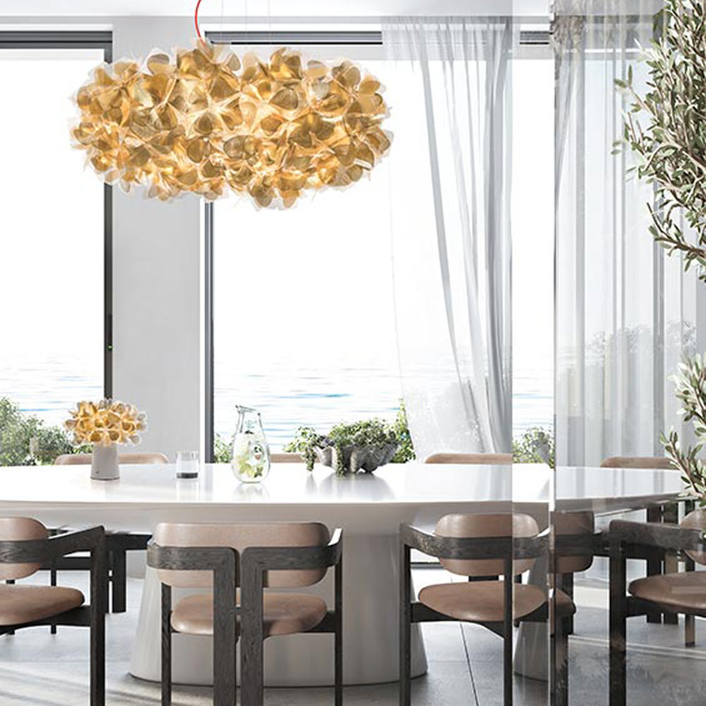 Clizia Mama Non Mama Pendant Light in dining room.