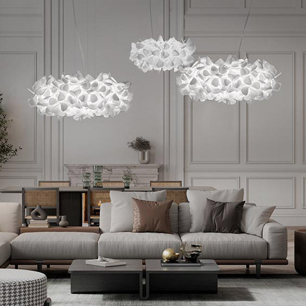 Clizia Mama Non Mama Pendant Light in living room.