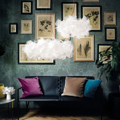 Clizia Pixel Pendant Light in living room.