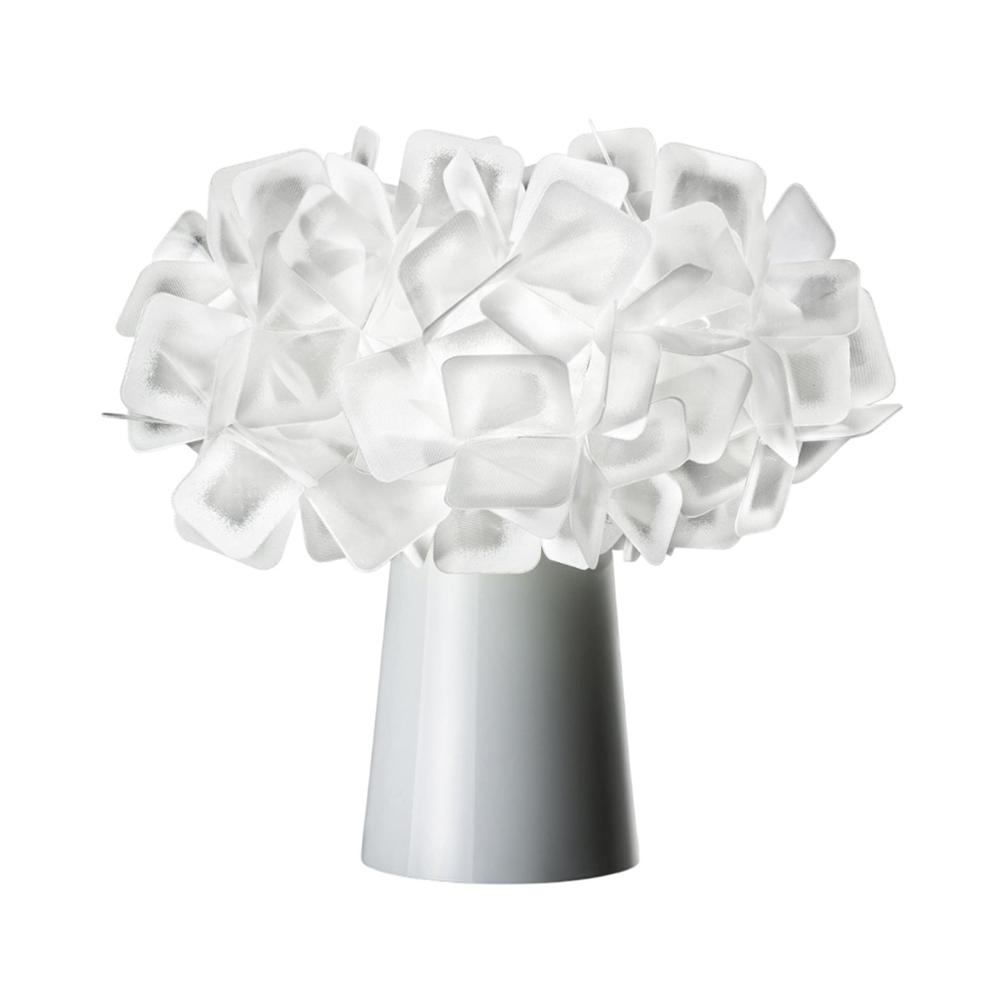 Clizia Table Lamp in White.