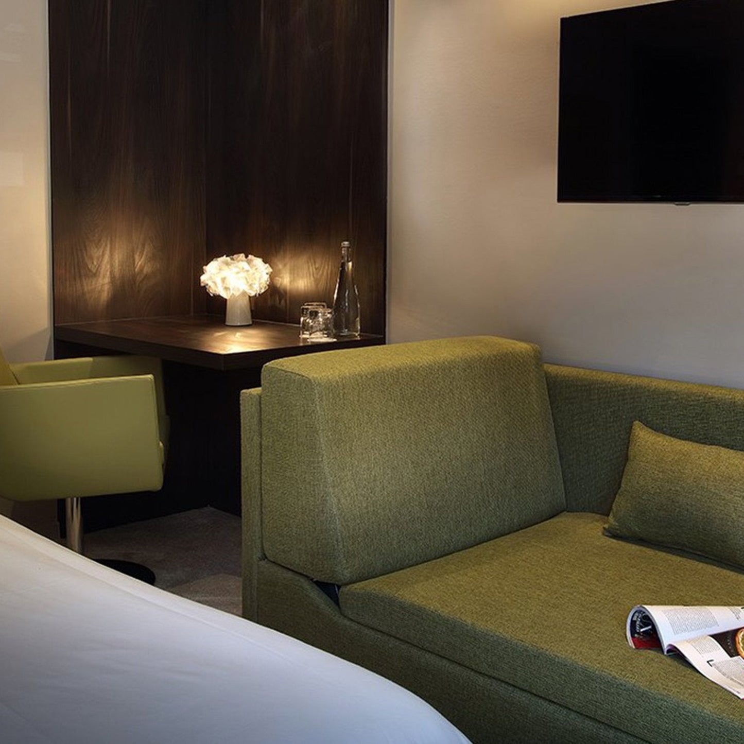 Clizia Table Lamp in living room.