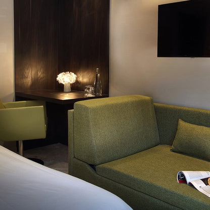 Clizia Table Lamp in living room.