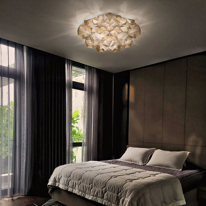 Drusa Ceiling / Wall Light in bedroom.