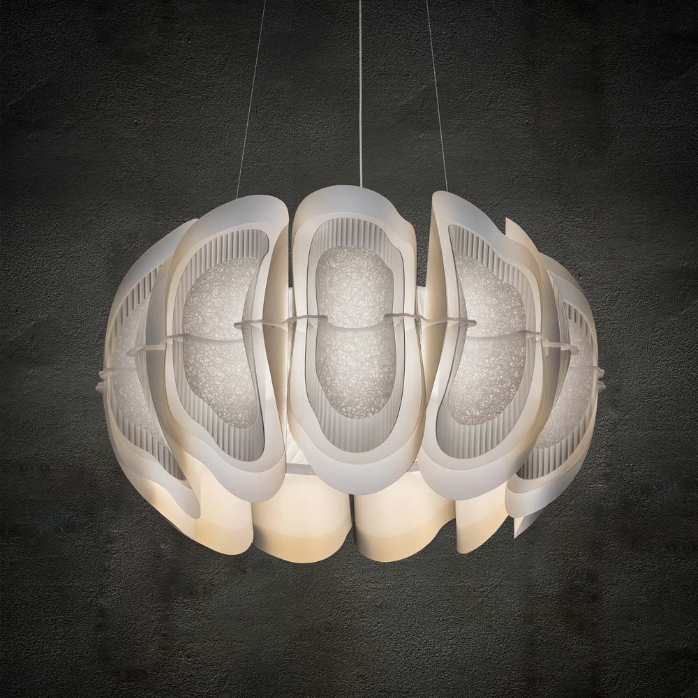 Fiordlys Round LED Pendant Light in Detail.