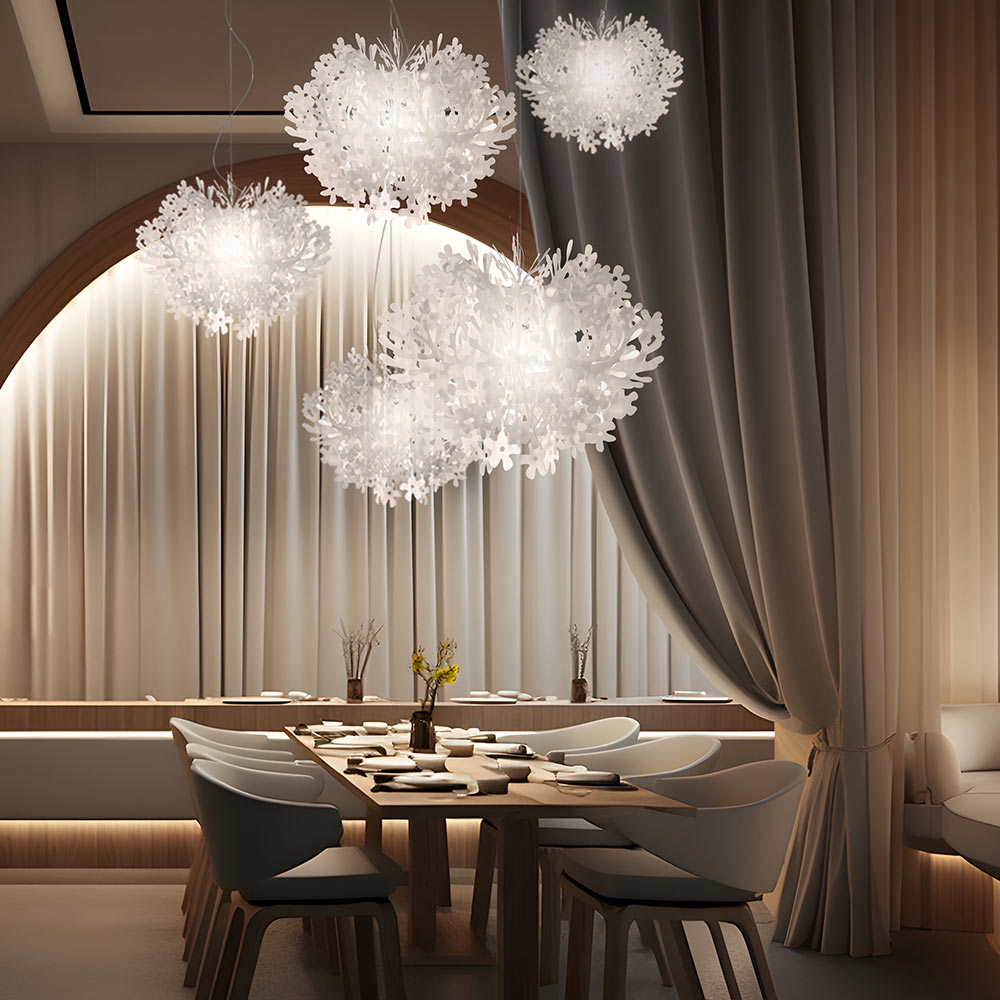 Fiorella Pendant Light in dining room.