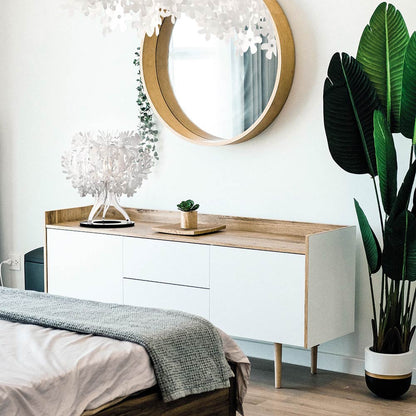 Fiorella Table Lamp in bedroom.