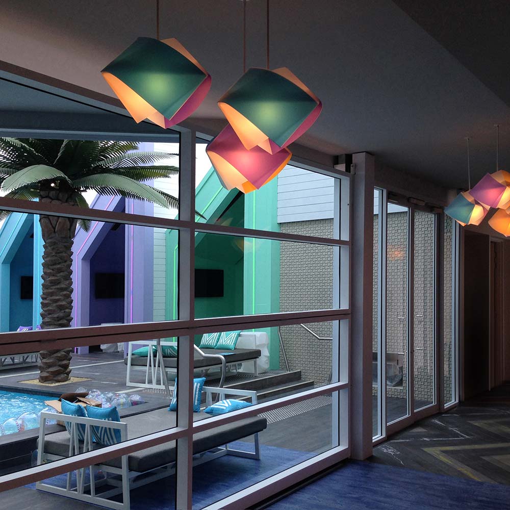 Gemmy Pendant Light in hallway.