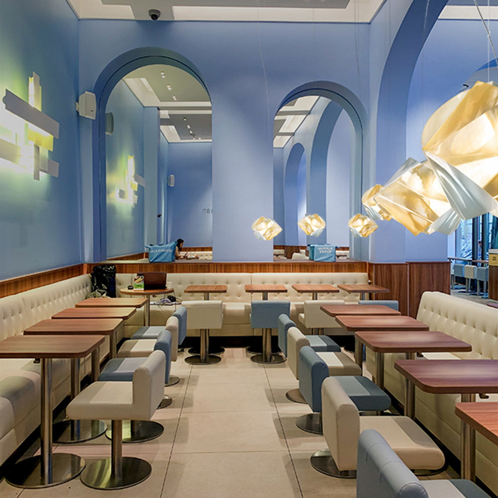 Gemmy Pendant Light in restaurant.