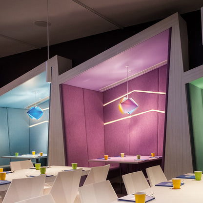 Gemmy Pendant Light in restaurant.