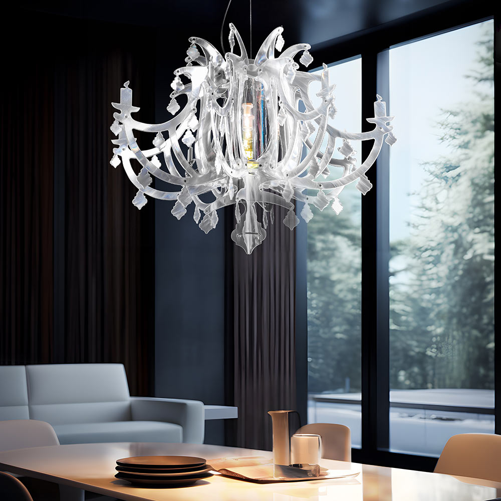 Ginetta Pendant Light in dining room.