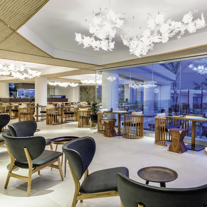 Hanami Ceiling / Wall Light in restaurant.