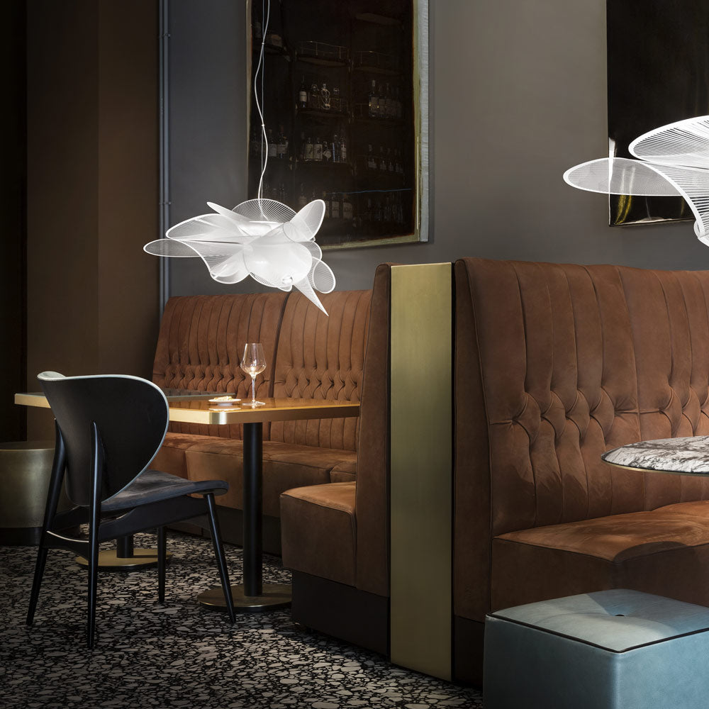 La Belle Étoile LED Pendant Light in restaurant.