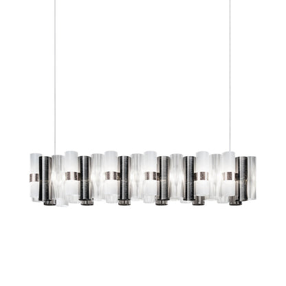 La Lollo LED Linear Pendant Light in Pewter (Large).