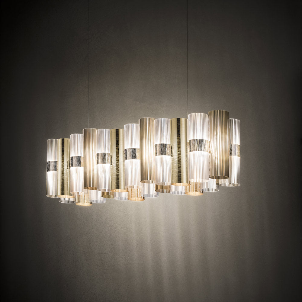 La Lollo LED Linear Pendant Light in Detail.
