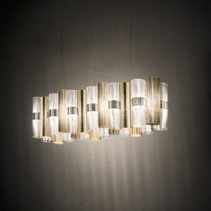 La Lollo LED Linear Pendant Light in Detail.