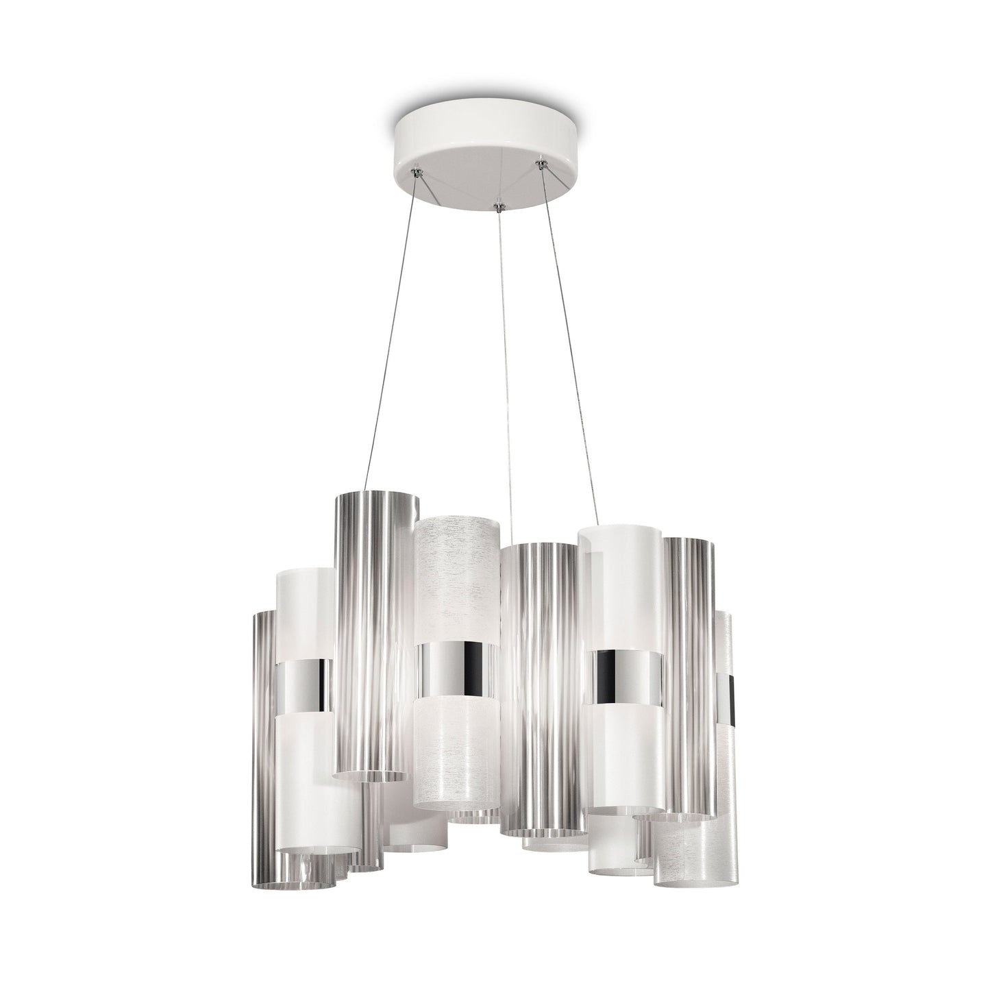 La Lollo LED Pendant Light in White (Medium).