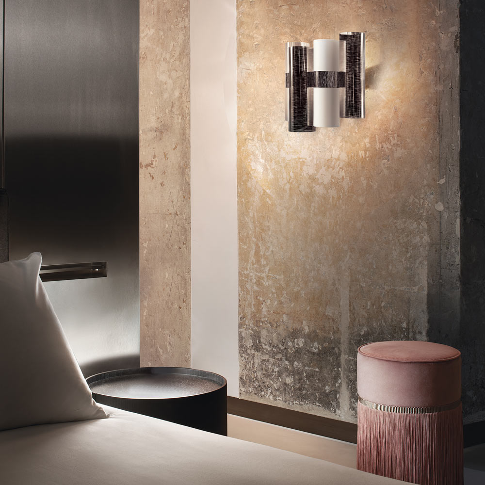 La Lollo Wall Light in bedroom.