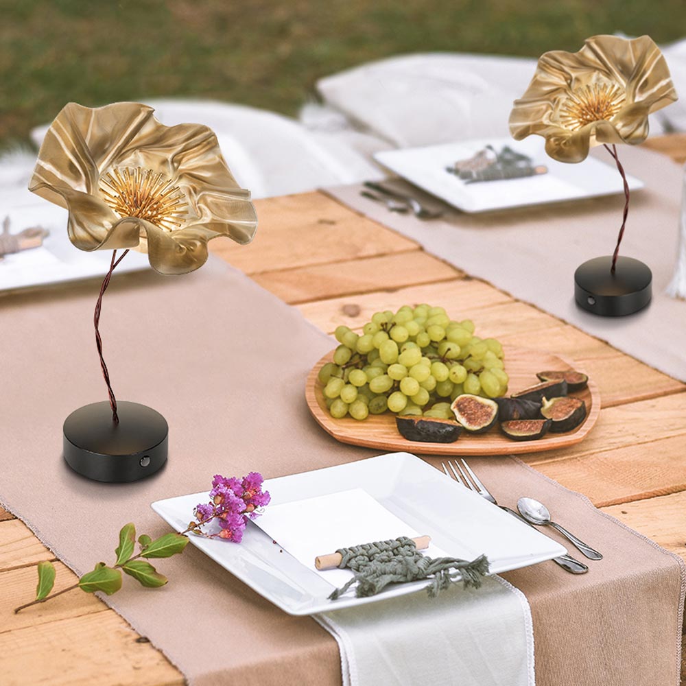 Lafleur LED Table Lamp in Outside Area.