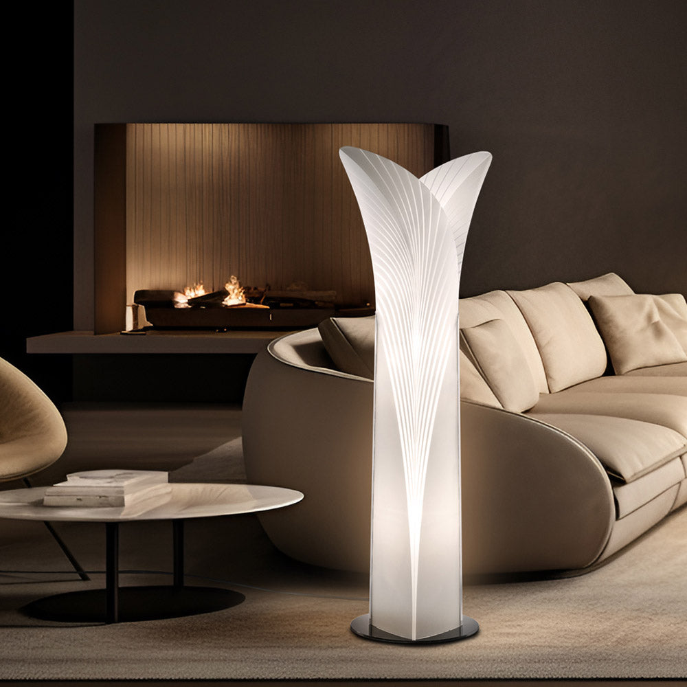 Las Palmas Floor Lamp in living room.