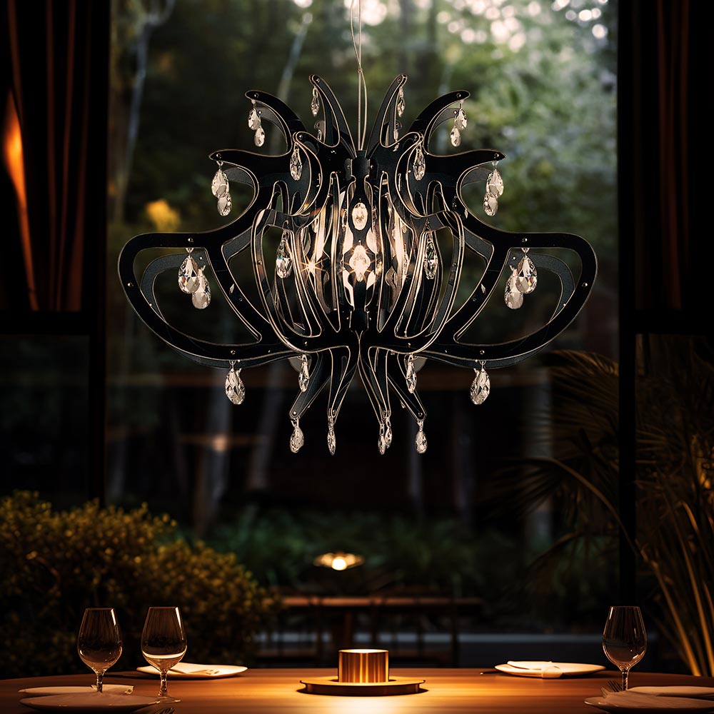 Medusa Pendant Light in dining room.