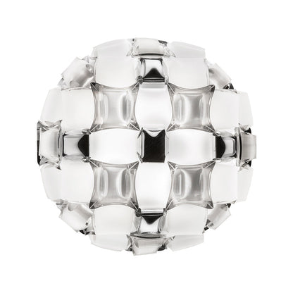 Mida Ceiling / Wall Light in White/Platinum (Medium).