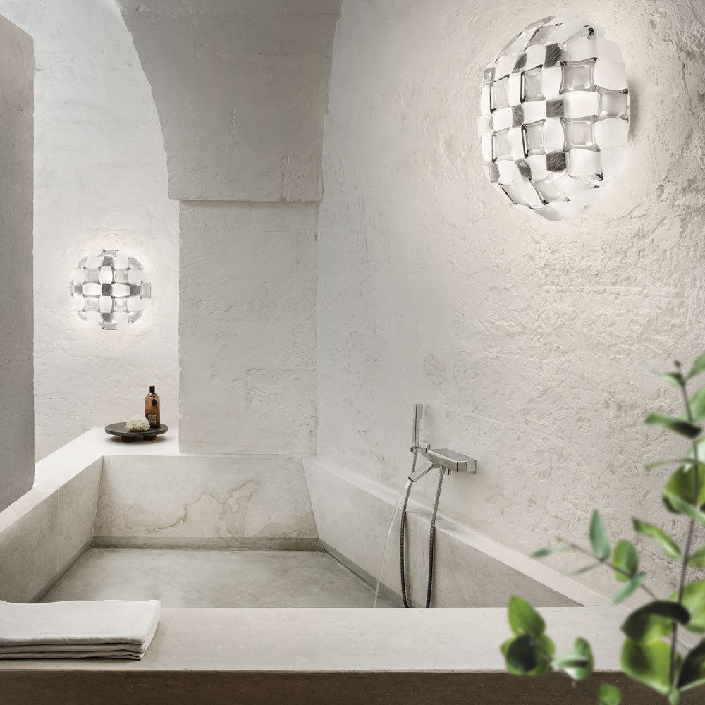 Mida Ceiling / Wall Light in bathroom.