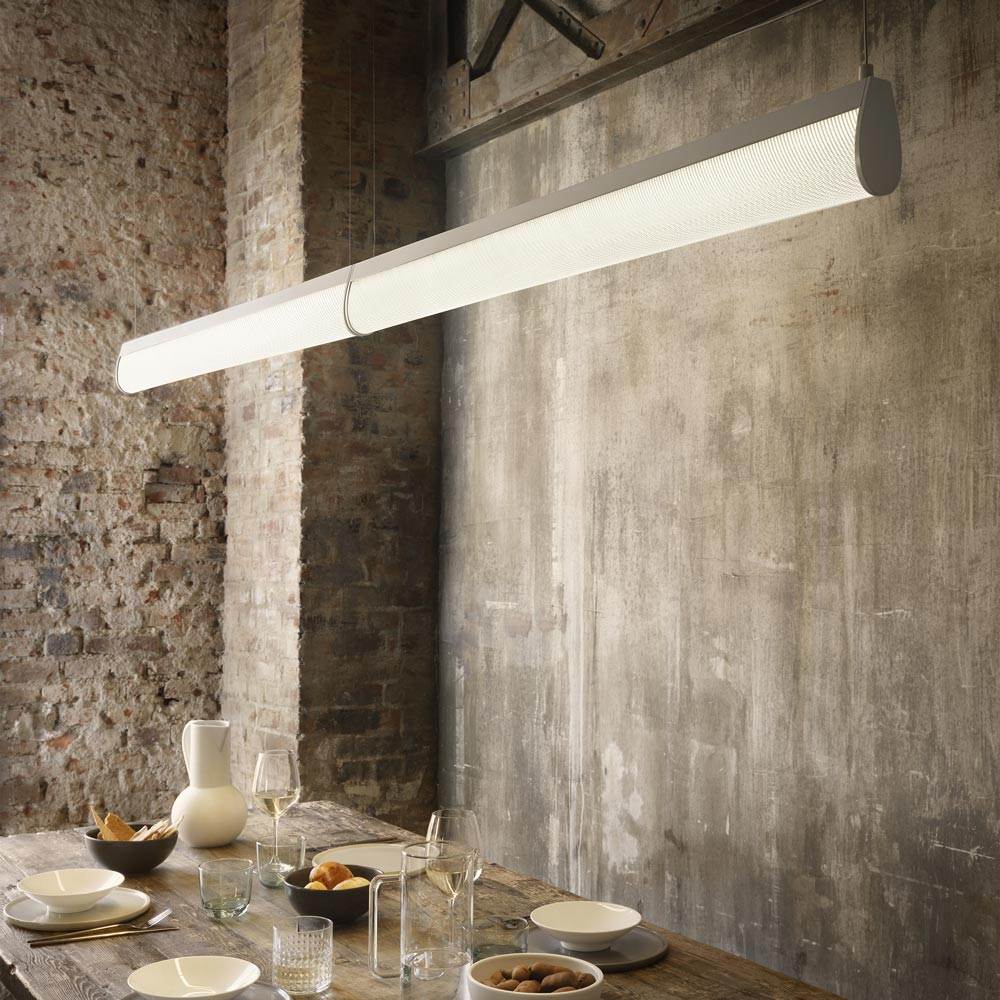 Modula LED Pendant Light in dining room.