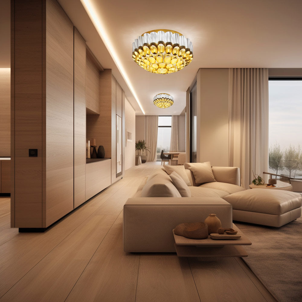 Odeon Ceiling / Wall Light in living room.
