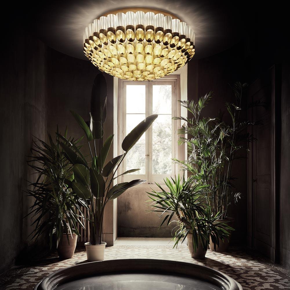 Odeon Ceiling / Wall Light in living room.