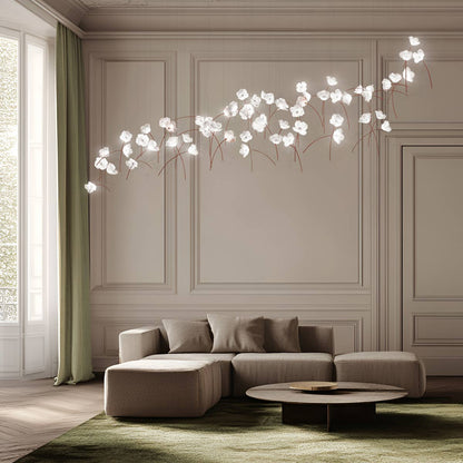 Poppy LED Pendant Light in living room.