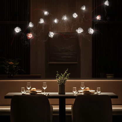 Poppy LED Pendant Light in restaurant.