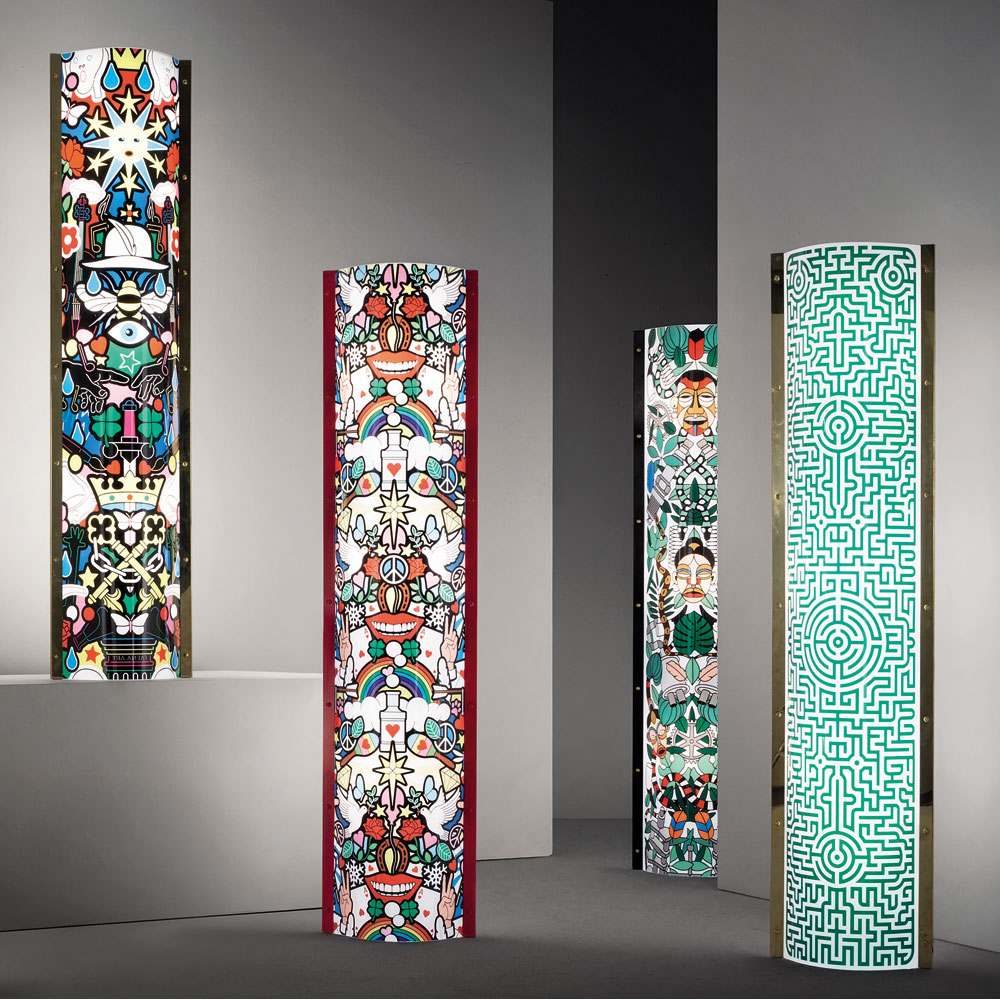 The Lighting Archives LED Floor Lamp in exhibition.