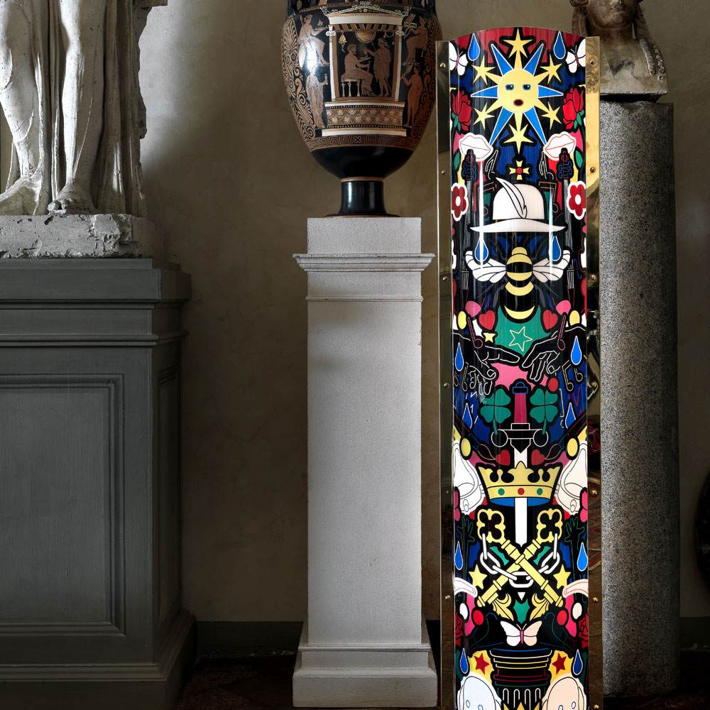 The Lighting Archives LED Floor Lamp in exhibition.