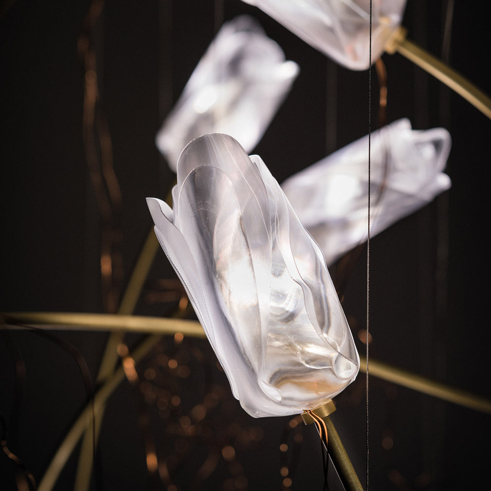 Tulip LED Round Pendant Light in Detail.