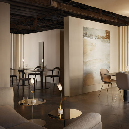 Tulip LED Table Lamp in living room.