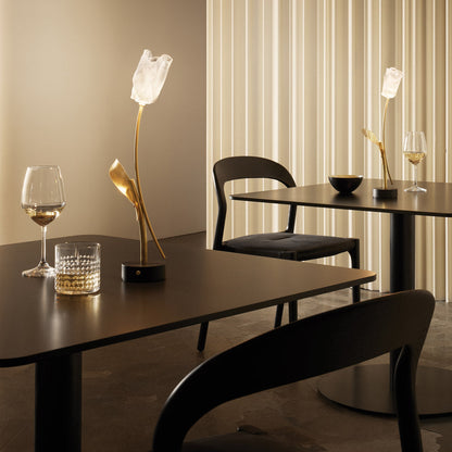 Tulip LED Table Lamp in dining room.