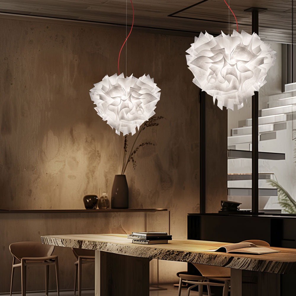 Veli Couture Pendant Light in dining room.
