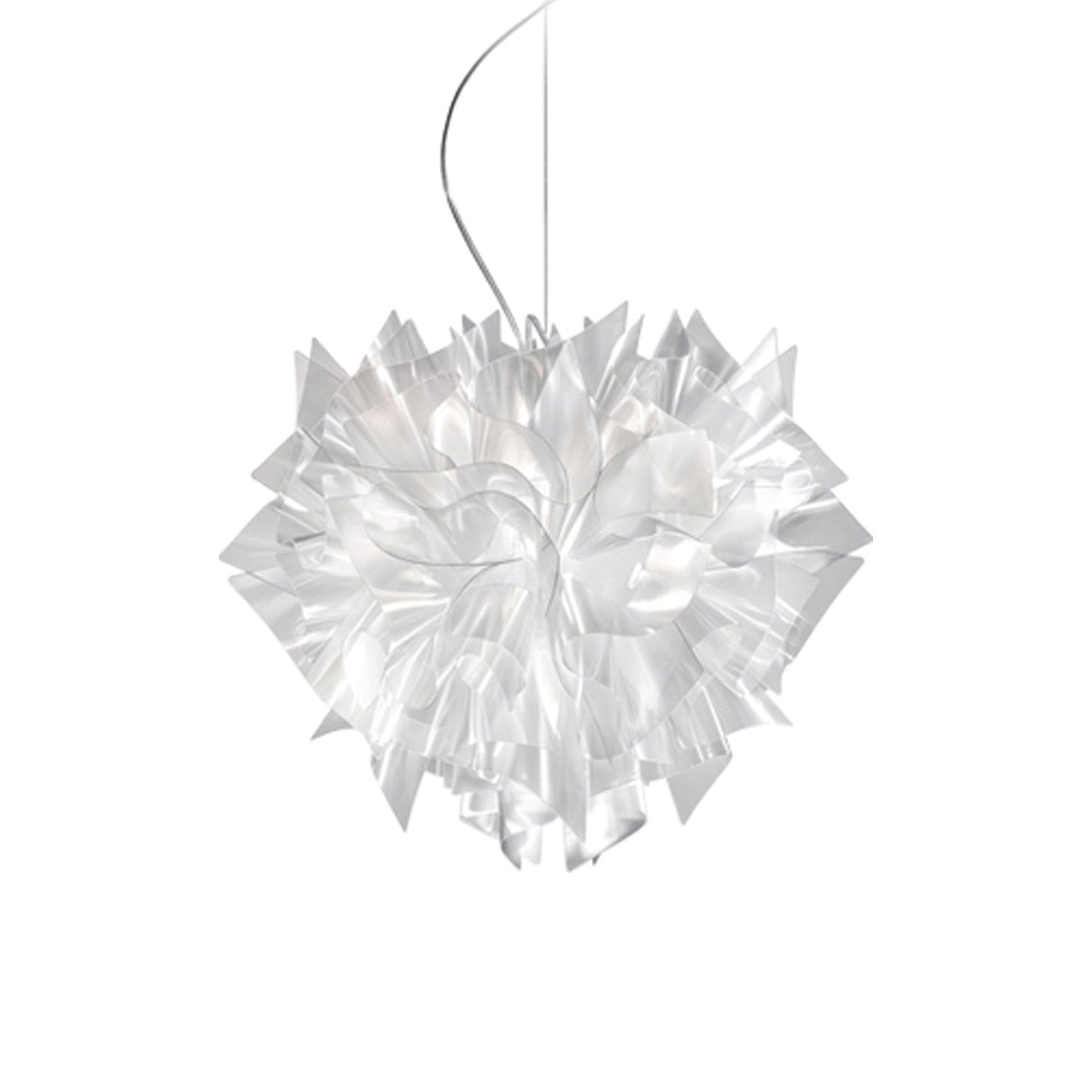 Veli LED Pendant Light in Prisma - Transparent Wire (Medium).